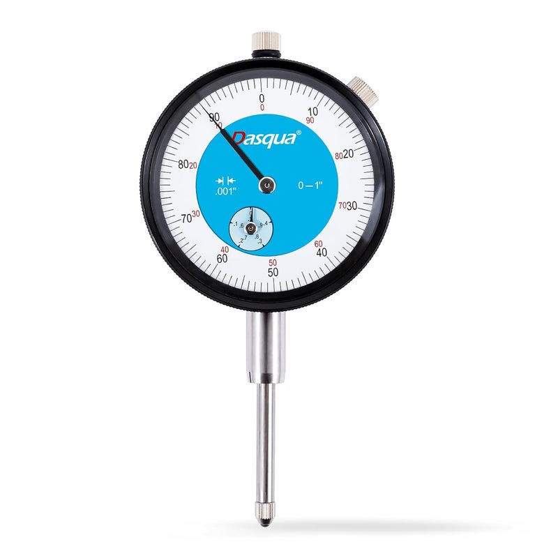 Dasqua Industrial Dial Indicator, Precision Dial Gauge, 0-1" Measuring Range - Image 1
